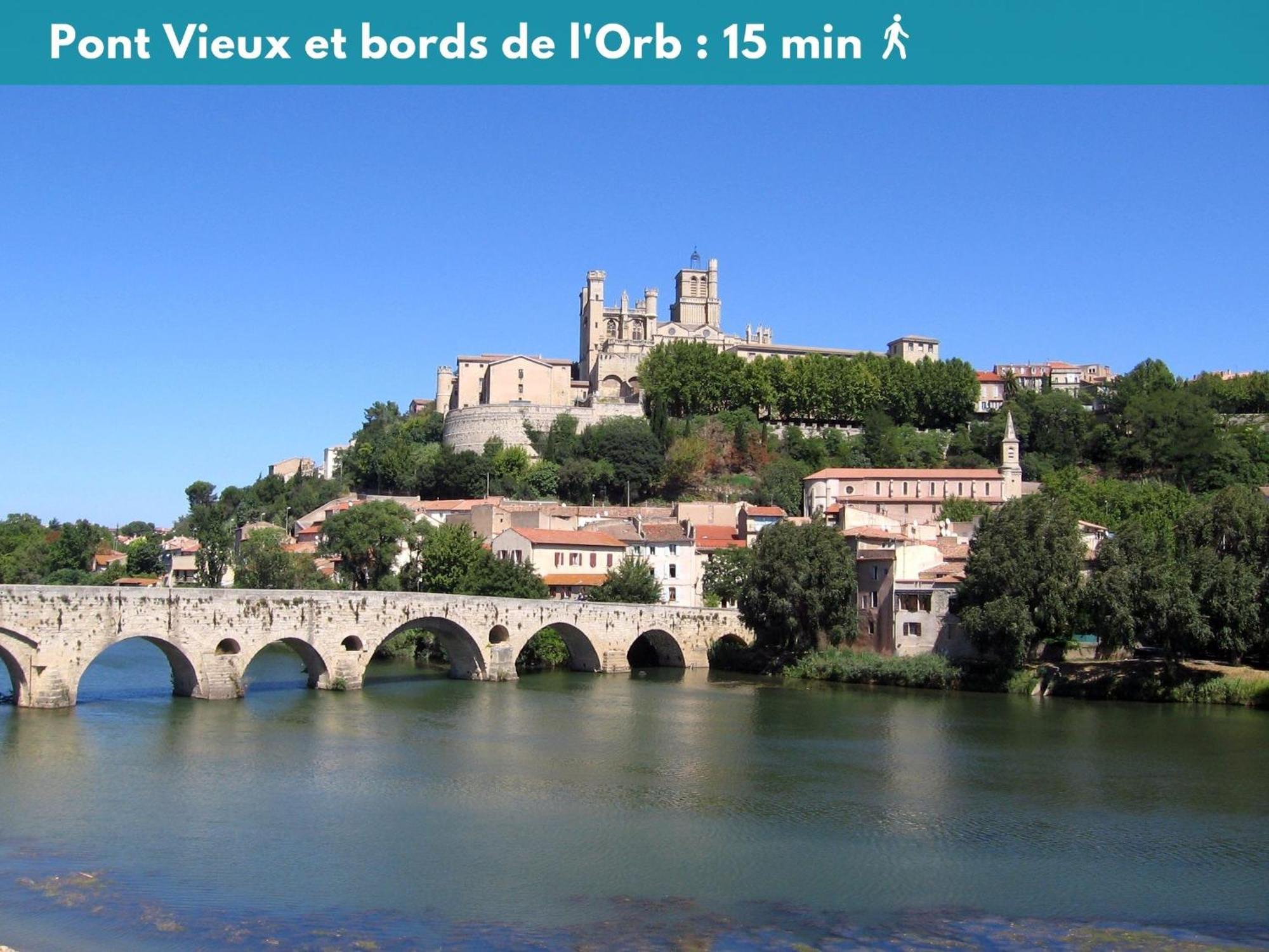 Joli Studio Climatise 'Alma 4' - Coeur De Beziers - Wifi Fibre - Netflix Exterior photo